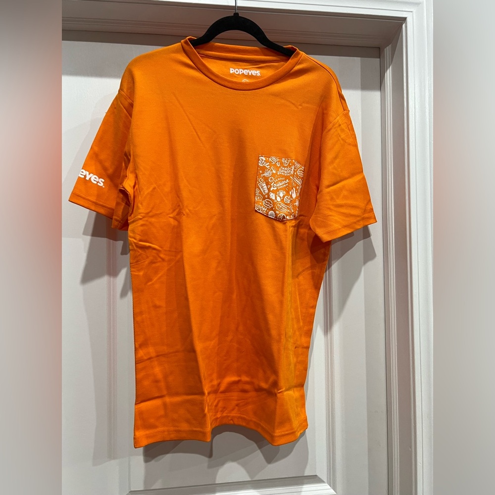 POPEYES UNIFORM BRAND NAME Team TSHIRT NEW IN PACKAGE BREATHABLE SWEAT RESISTANT